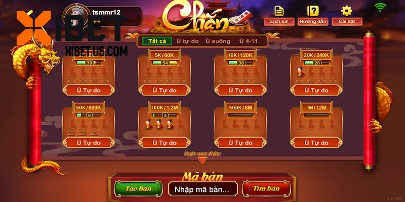 Nhiều khuyến mãi dành cho Chắn XIBET